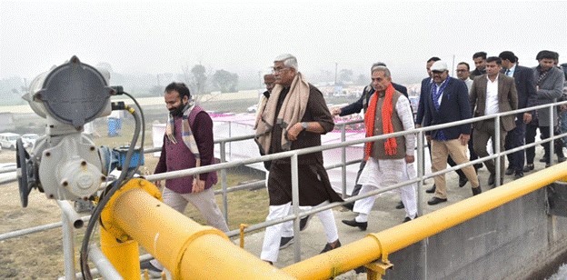 केंद्रीय जल शक्ति मंत्री गजेंद्र सिंह शेखावत ने बागपत में 77.36 करोड़ रुपये की लागत से 14 एमएलडी एसटीपी और आई एंड डी नेटवर्क का उद्घाटन किया